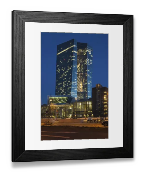 Framed Print : The new European Central Bank, ECB