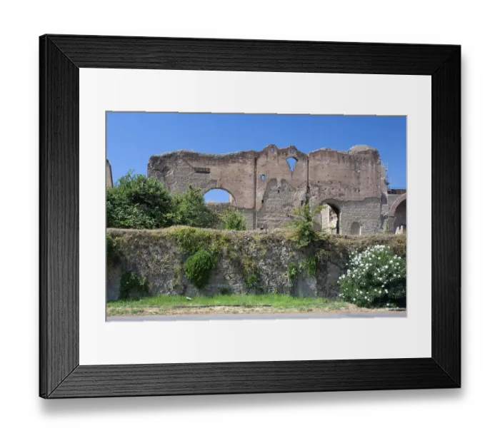 Framed Print : Ruins of the Baths of Caracalla Framed Print : Ruins of the Baths of Caracalla