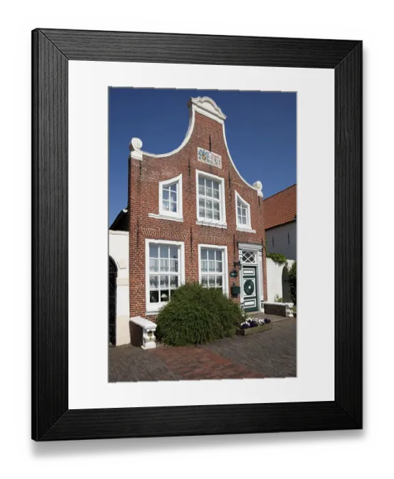 Framed Print : Gabled house, Historical Center