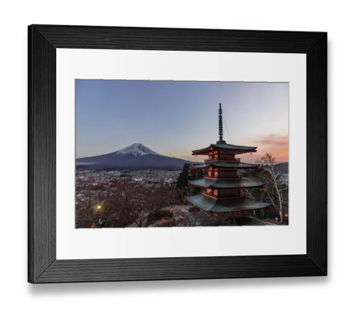 Framed Print : Five-storey pagoda, Chureito Pagoda Framed Print : Five-storey pagoda, Chureito Pagoda