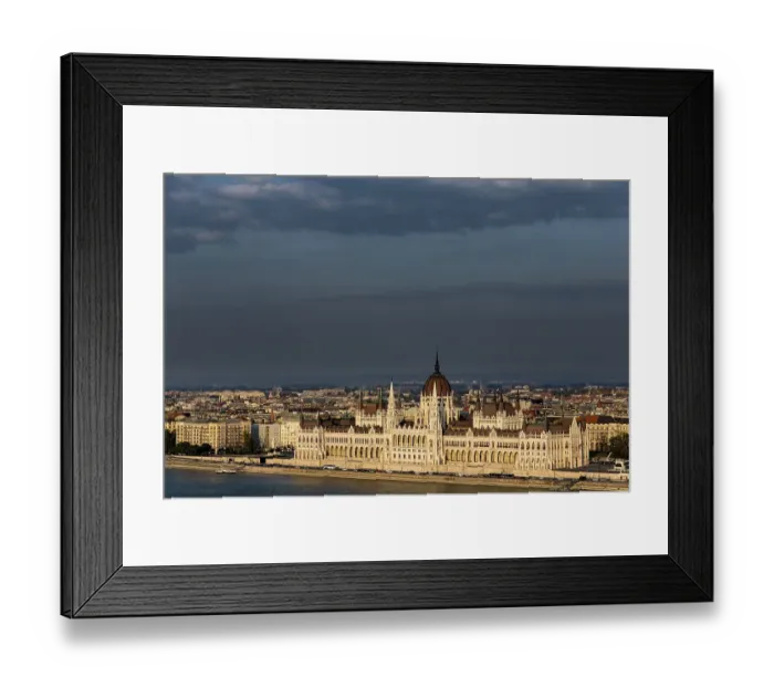Framed Print : Parliament with Danube, Budapest, Hungary, Europe Framed Print : Parliament with Danube, Budapest, Hungary, Europe