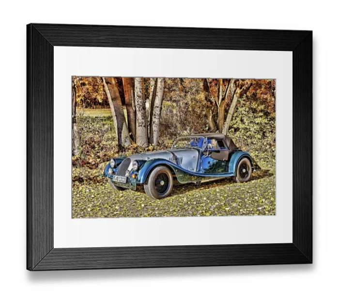 Framed Print : Morgan Roadster Brooklands Edition