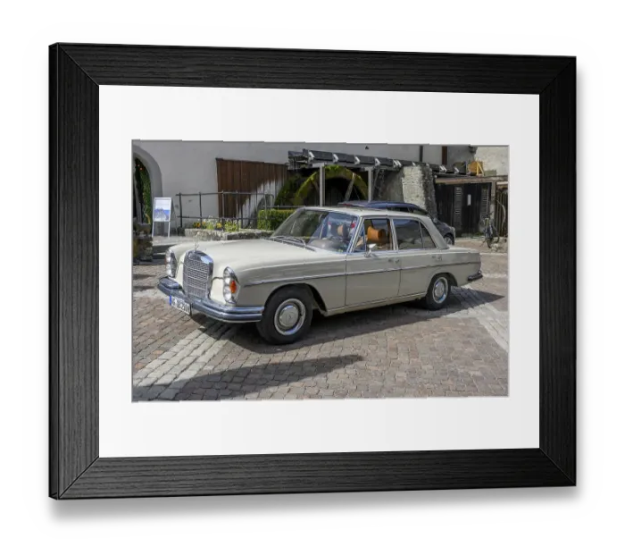 Framed Print : Mercedes Benz 250 SE, classic car