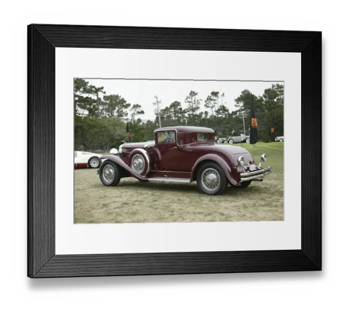 Framed Print : Duesenberg J Judkins 1932 USA classic car