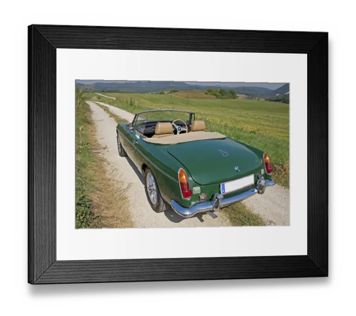 Framed Print : Vintage MGC Roadster, built in 1968 Framed Print : Vintage MGC Roadster, built in 1968