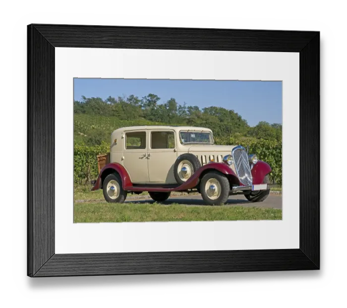Framed Print : Citroen Rosalie 7UA, built in 1935 Framed Print : Citroen Rosalie 7UA, built in 1935