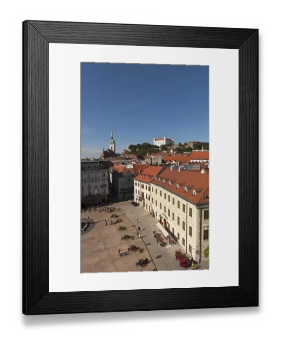 Framed Print : View over the Hlavne namestie main square Framed Print : View over the Hlavne namestie main square