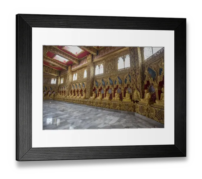 Framed Print : Sri Chai Mongkol Grand Pagoda Temple