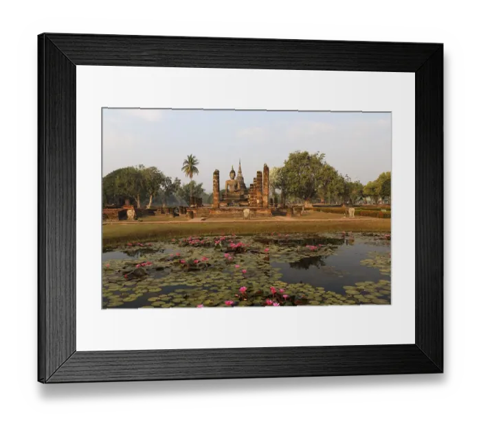Framed Print : Wat Mahathat Temple in Sukhothai Historical Park Framed Print : Wat Mahathat Temple in Sukhothai Historical Park