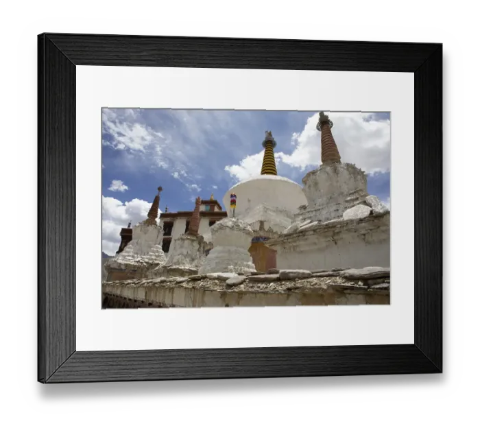 Framed Print : Choerten, Lamayuru Monastery or Lamayuru Gompa