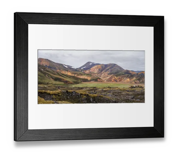 Framed Print : Landscape near Landmannalaugar