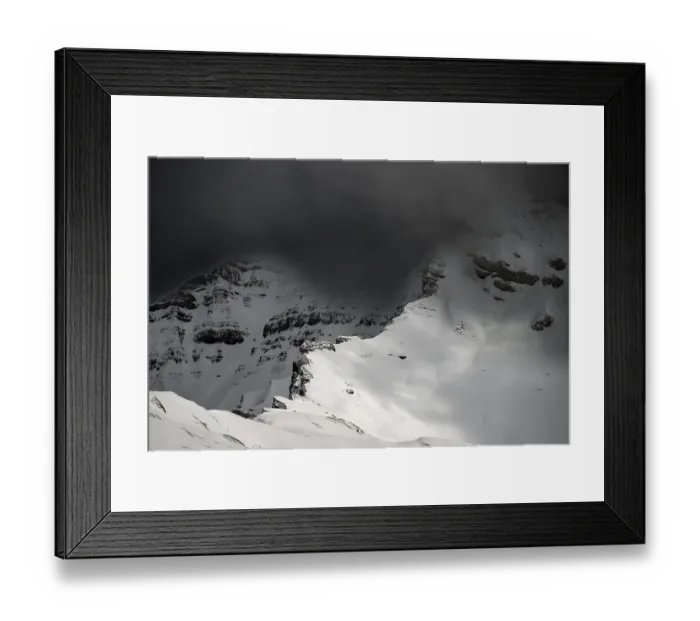 Framed Print : Snow-covered summit of the Hoher Ifen Framed Print : Snow-covered summit of the Hoher Ifen