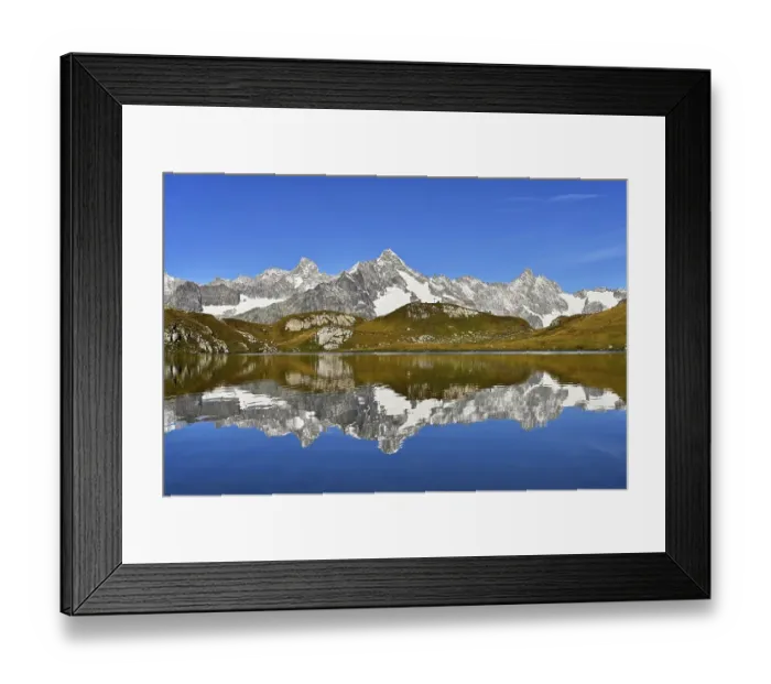 Framed Print : Grand Jorass, Aiguille du Talefre