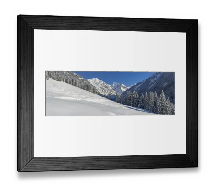 Framed Print : Oytal in winter, behind Schochen Framed Print : Oytal in winter, behind Schochen