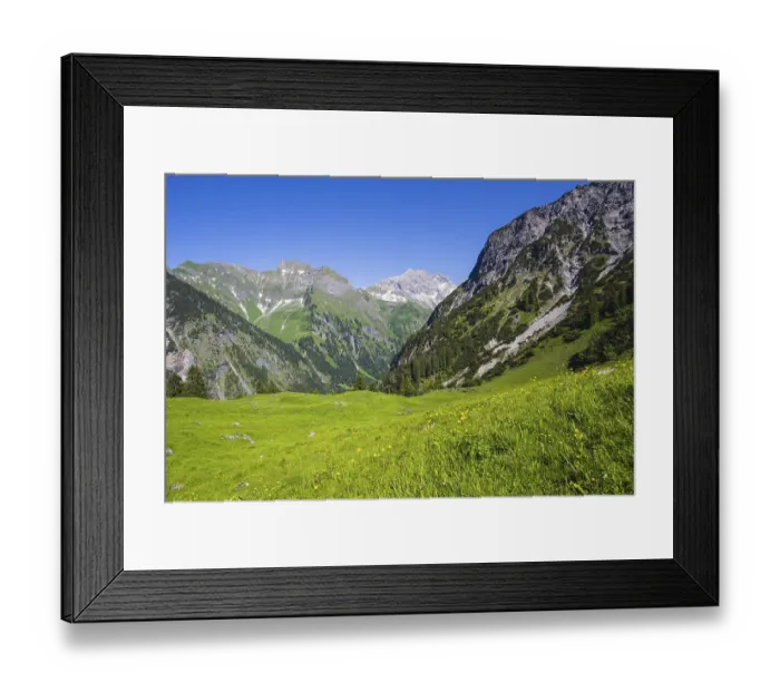 Framed Print : Schneck, 2268m and Grosser Wilder Framed Print : Schneck, 2268m and Grosser Wilder