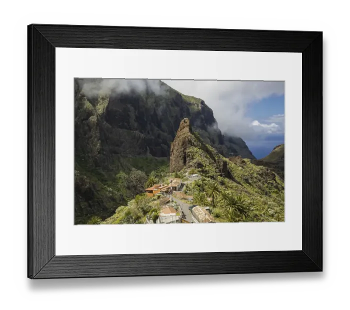 Framed Print : Masca mountain village, Masca Gorge Framed Print : Masca mountain village, Masca Gorge