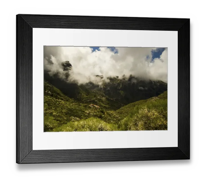 Framed Print : Panorama from the Mirador de Hilda viewpoint Framed Print : Panorama from the Mirador de Hilda viewpoint