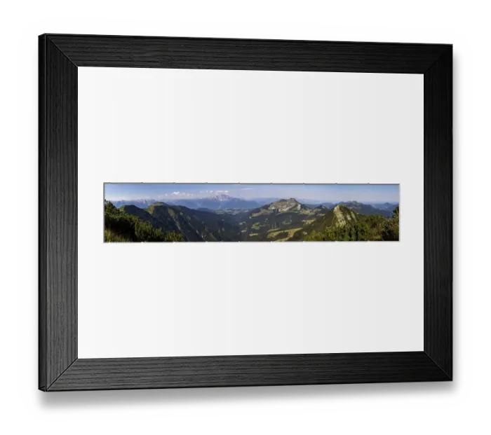 Framed Print : Panoramic view, mountain landscape Framed Print : Panoramic view, mountain landscape