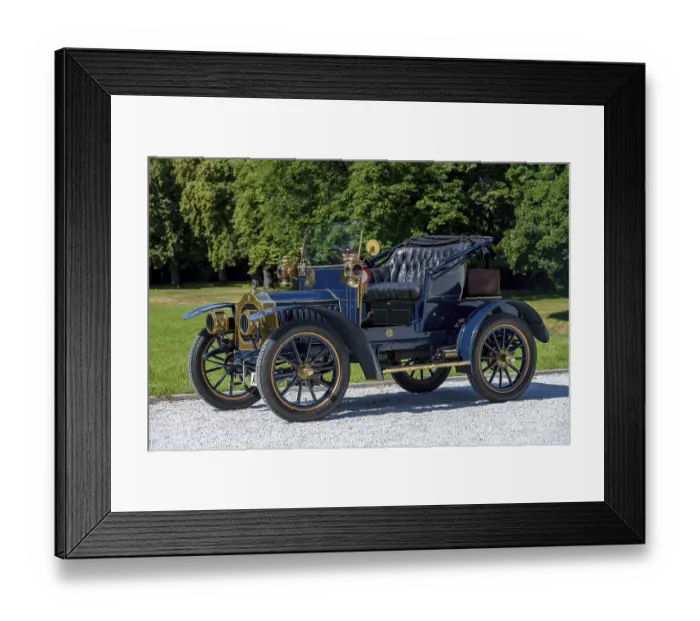 Framed Print : Oldtimer De Dion Bouton AU, built 1907