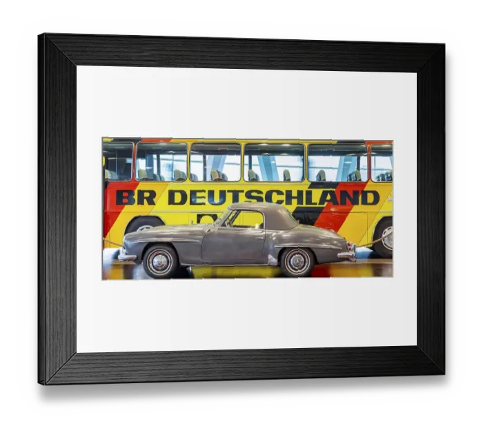 Framed Print : Mercedes-Benz 190 SL (1959) of NASA astronaut David Randolph Scott