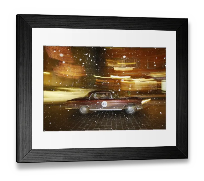 Framed Print : Vintage car rally, WinterRAID 2013 Framed Print : Vintage car rally, WinterRAID 2013