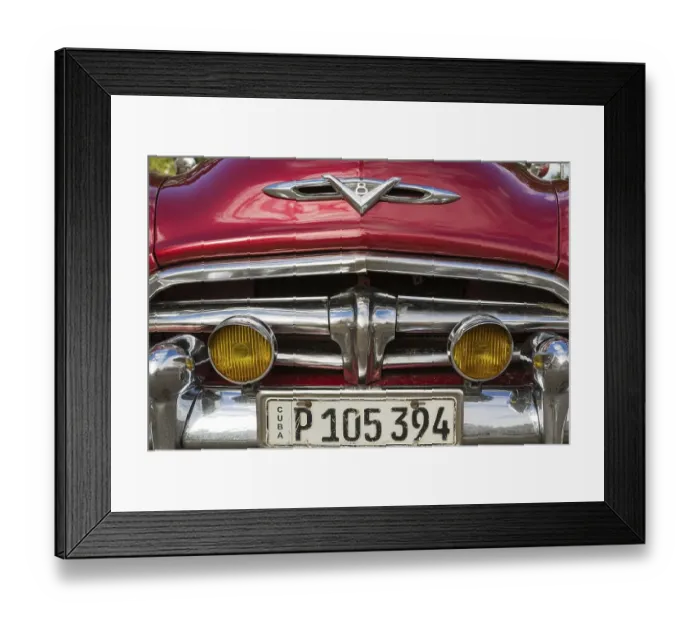 Framed Print : US classic cars from the 1950s can be rented for tourist city tours Framed Print : US classic cars from the 1950s can be rented for tourist city tours