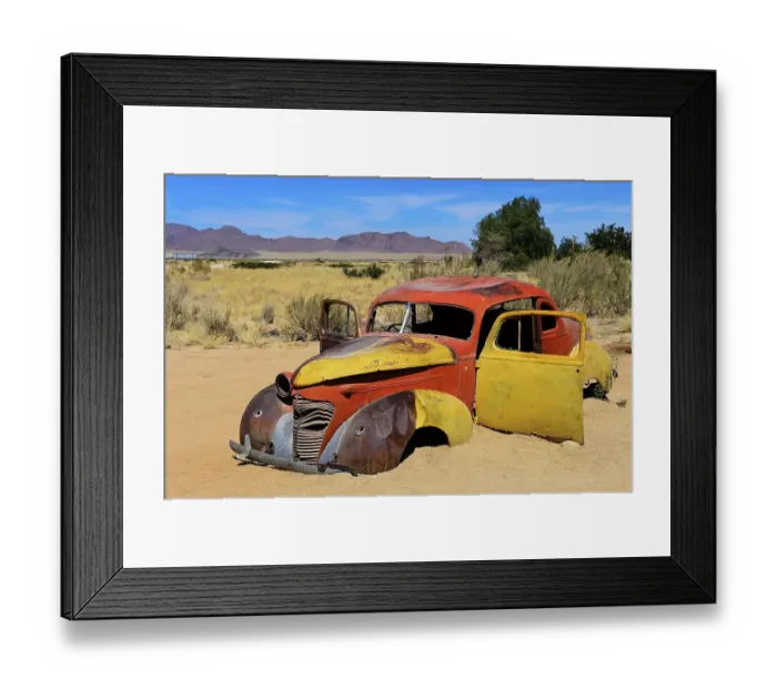 Framed Print : Oldtimer Wreck, Canyon Road House Framed Print : Oldtimer Wreck, Canyon Road House