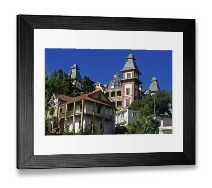 Framed Print : Historical Prime minister's palace in Antananarivo