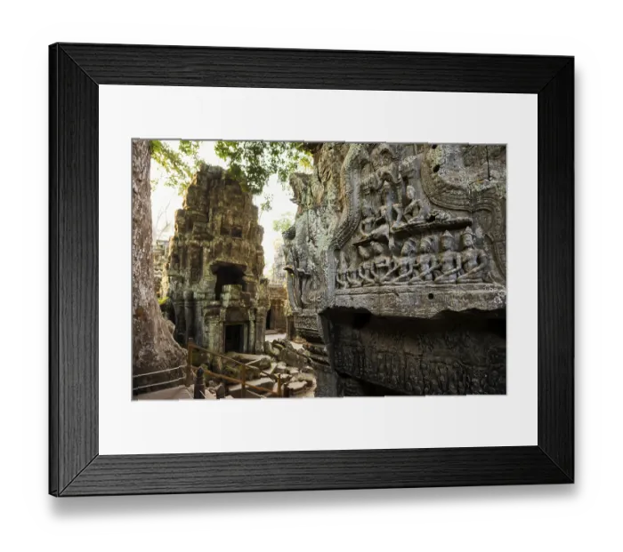 Framed Print : Ta Prohm, Angkor Wat, Angkor, UNESCO World Heritage Site