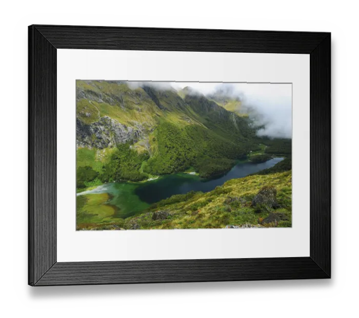 Framed Print : Lake Mackenzie, Routeburn Track