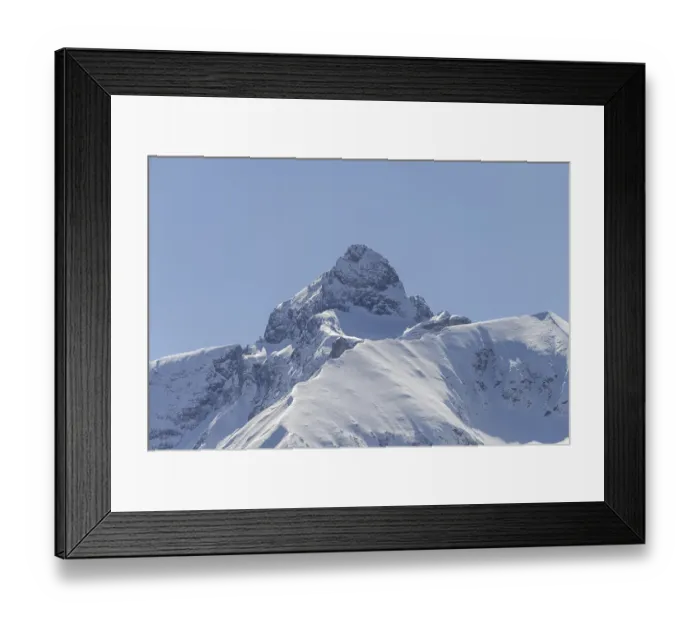 Framed Print : Mountain panorama to the Trettachspitze