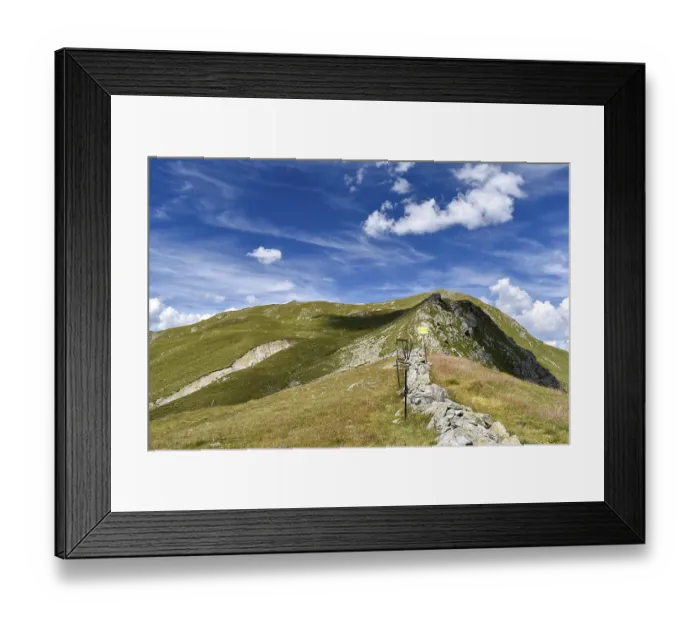 Framed Print : View from the Ragoetzllenke to the Langschneid Framed Print : View from the Ragoetzllenke to the Langschneid