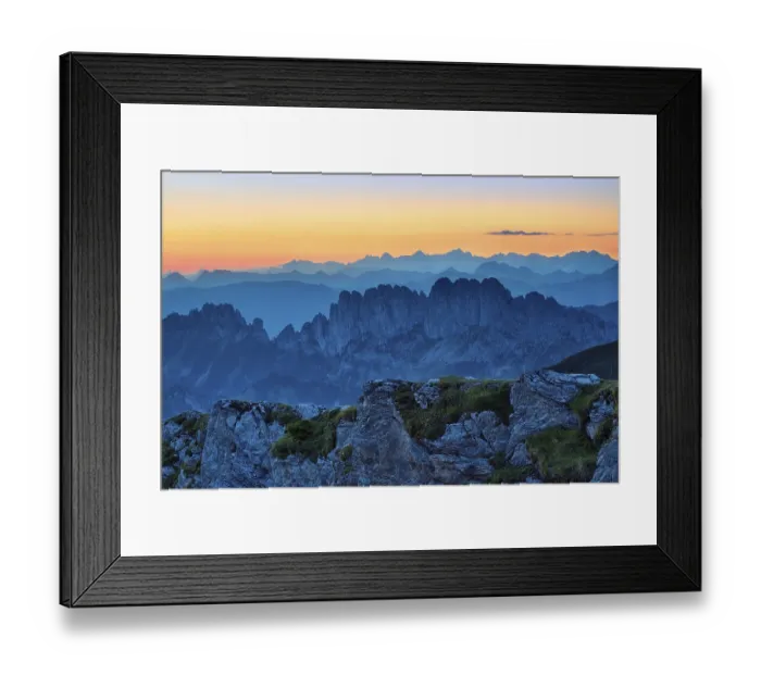 Framed Print : Fribourg Prealps with Gastlosen mountain range at dawn Framed Print : Fribourg Prealps with Gastlosen mountain range at dawn