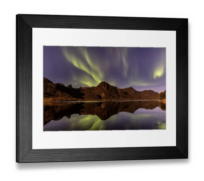 Framed Print : Northern Lights, Aurora borealis Framed Print : Northern Lights, Aurora borealis