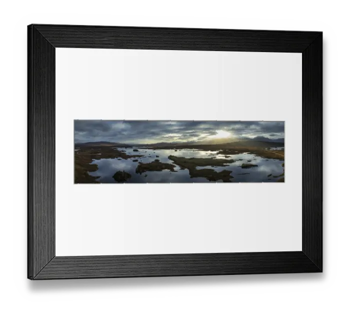 Framed Print : Morning light, cloudy mood, sunbeams
