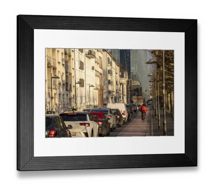 Framed Print : Inner city traffic, street Schoene Aussicht Framed Print : Inner city traffic, street Schoene Aussicht