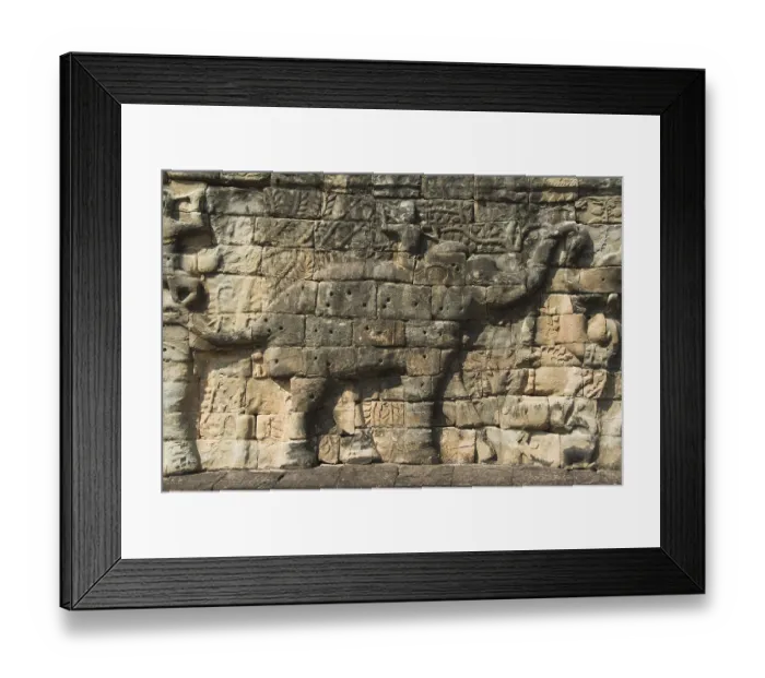 Framed Print : Terrace of the Elephants, Angkor Thom