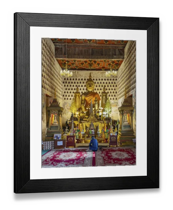 Framed Print : Wat Si Saket or Sisaket Temple