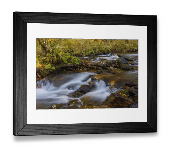 Framed Print : Doesen creek in the Doesen valley