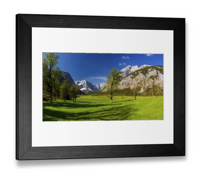 Framed Print : Nature conservancy area Grosser Ahornboden