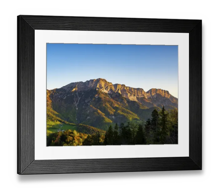 Framed Print : Untersberg in the morning light