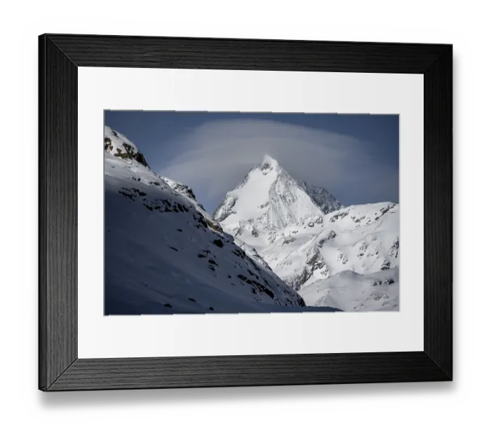 Framed Print : Koenigsspitze, summit, snow-covered mountain landscape Framed Print : Koenigsspitze, summit, snow-covered mountain landscape