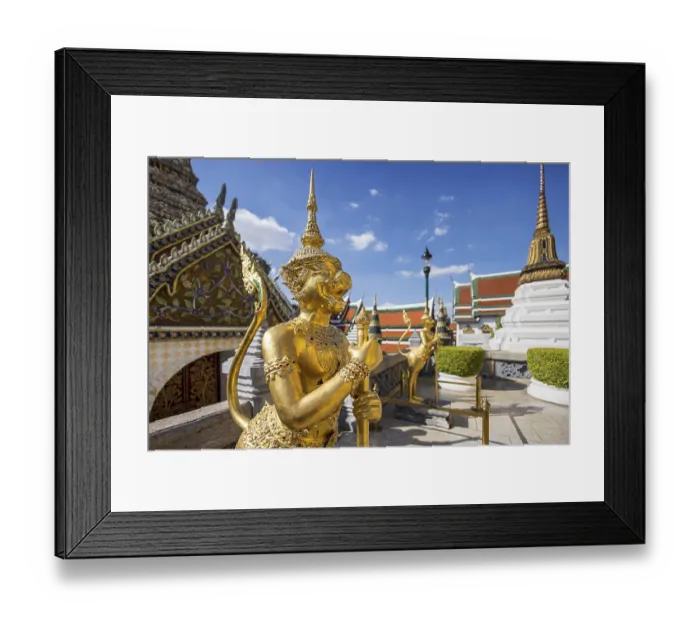 Framed Print : Wat Phra Kaeo, Temple of the Emerald Buddha