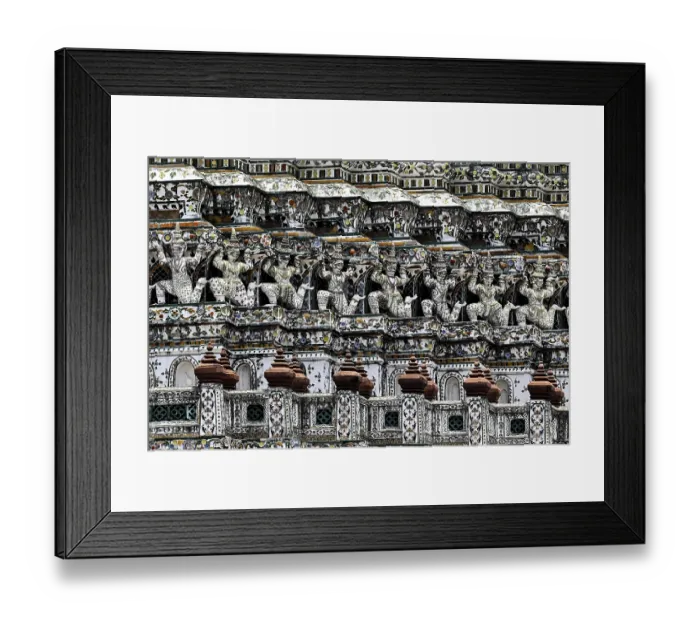 Framed Print : Thonburi-Pagode des Wat Arun, Bangkok Framed Print : Thonburi-Pagode des Wat Arun, Bangkok