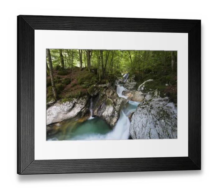 Framed Print : Lepenjica River, Cascades, Triglav National Park Framed Print : Lepenjica River, Cascades, Triglav National Park