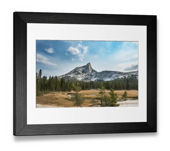 Framed Print : Cathedral Peak, Sierra Nevada, Cathedral Range