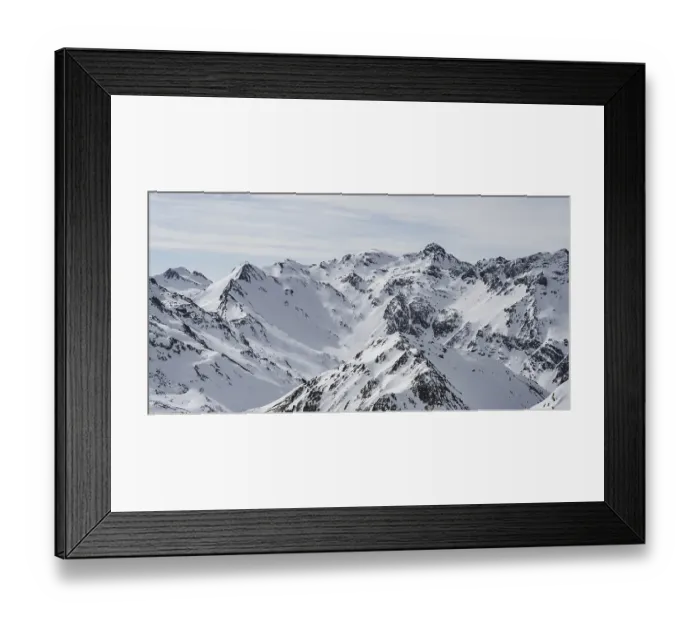Framed Print : Untouched mountain landscape, mountain top