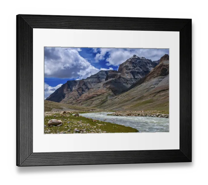 Framed Print : Huge gorge, Kailash Kora, Western Tibet, Asia