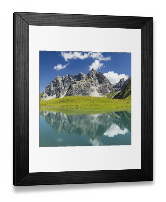 Framed Print : Eissee, Oytal, behind it Grosser Wilder Framed Print : Eissee, Oytal, behind it Grosser Wilder