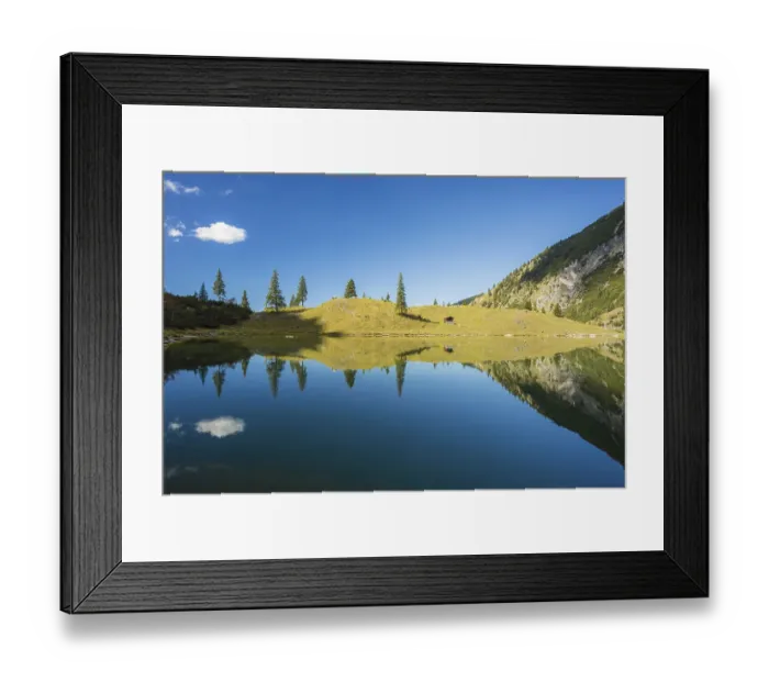 Framed Print : Unterer Gaisalpsee, Allgaeu Alps Framed Print : Unterer Gaisalpsee, Allgaeu Alps